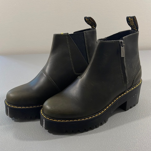 Dr. Martens Shoes - Dr. Martens Rometty II Brown Orleans Leather Chelsea Boot. Size 9.